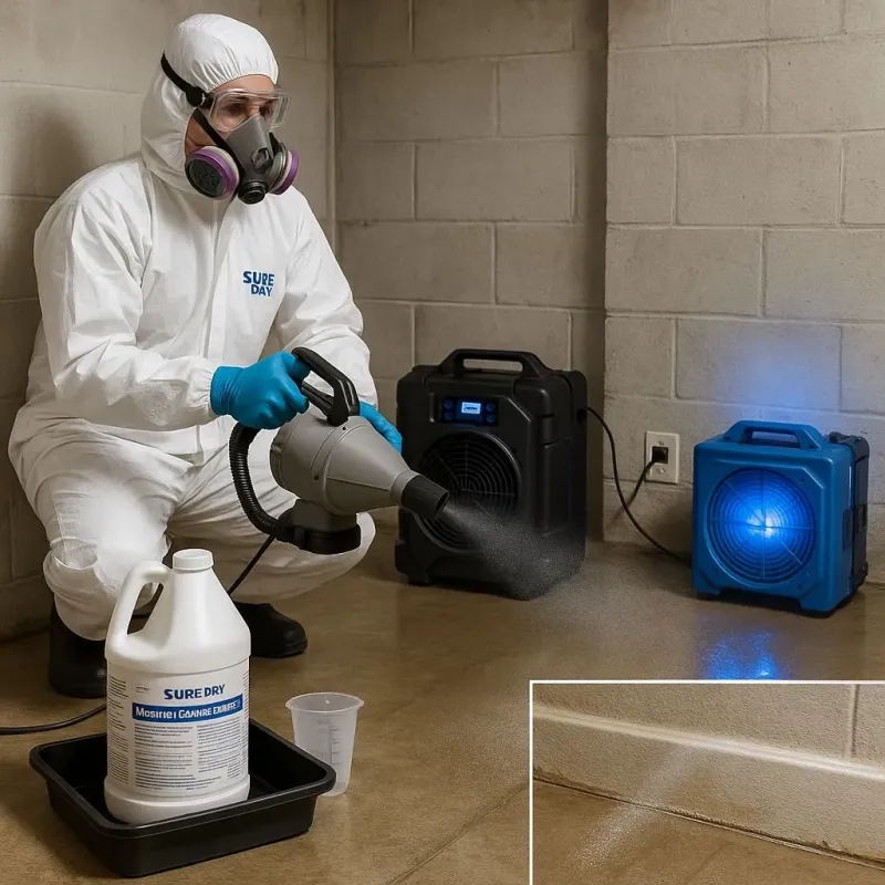 Sanitization and Odor Removal process in Big Pine, CA