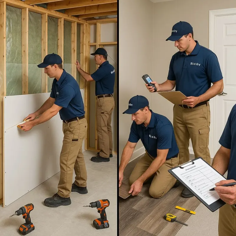 Repairs and Reconstruction process in Big Pine, CA